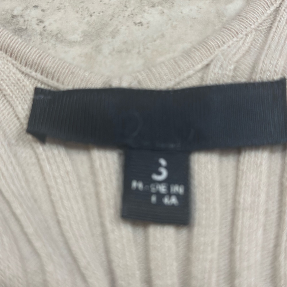 Chic Cream Ribbed Bodysuit - Picture 4 of 9